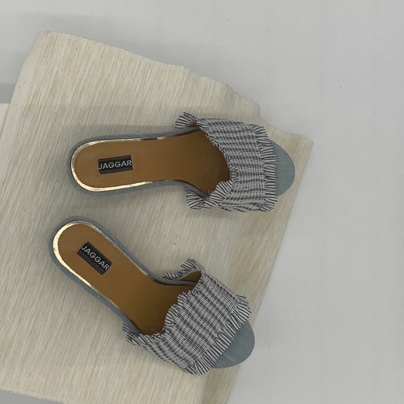 Adorable Sludes with denim and cotton - Picture 1 of 7